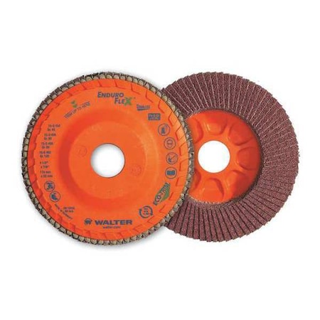 Walter Surface Technologies Blend Flap Disc, T27 5"x7/8" 60gr 15Q506
