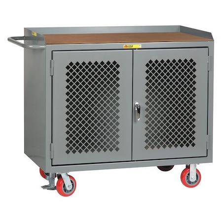 Little Giant Bench Cabinet, 24x48, 2 Door, Hardboard MHP2D-2448-FL