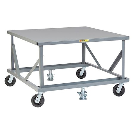 Little Giant Mobile Pallet Stand, Floor Locks, 48x48 PDFS4848-6PH2FL