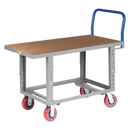 Little Giant Platform Truck, Hardboard, Adjust, 24x48 RNH-2448-6PY-AH