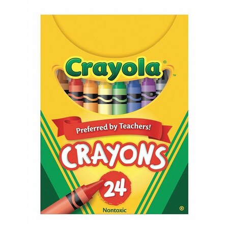 Crayola Crayon, Tuck Box, Assorted, PK24 520024