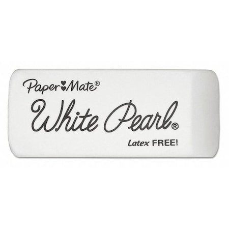 Paper Mate Eraser, White Pearl, PK3 70624