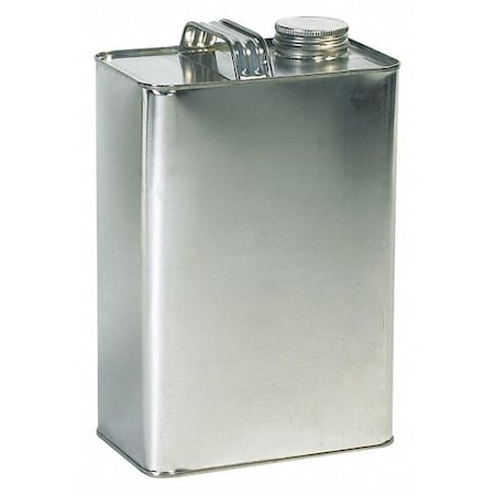 Partners Brand F-Style Can, 1 Gallon, Silver, PK40 HAZ1073