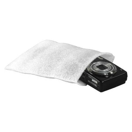 Partners Brand Flush Cut Foam Pouches, 8" x 10", White, PK275 FP810