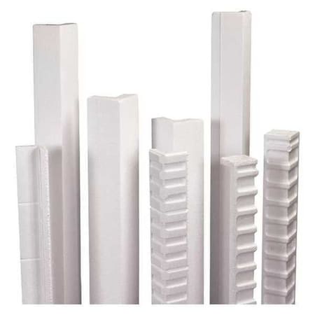 Partners Brand Foam Edge Protectors, 24" x 3" x 3", White, PK150 PF205