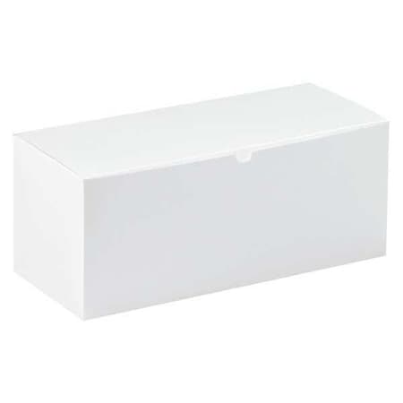 Partners Brand 15 in x 7 in x 7 in Gift Box, White, Fiberboard, 50 PK GB157