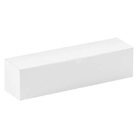 Partners Brand 12 in x 3 in x 3 in Gift Box, White, Fiberboard, 100 PK GB1233