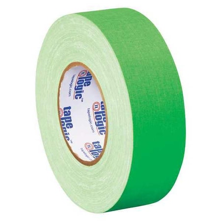 Tape Logic Tape Logic Gaffers Tape, 11.0 Mil, 2" x 50 yds., Fluorescent Green, PK24 T9874FG