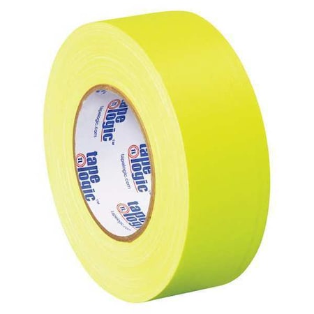 Tape Logic Tape Logic Gaffers Tape, 11.0 Mil, 2" x 50 yds., Fluorescent Yellow, PK3 T9874FY3PK