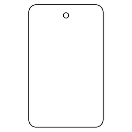 Partners Brand Garment Tag, 1 3/4x2 7/8", PK1000, 10 Point Paper, 1 3/4" W, White, 1000 PK G26016