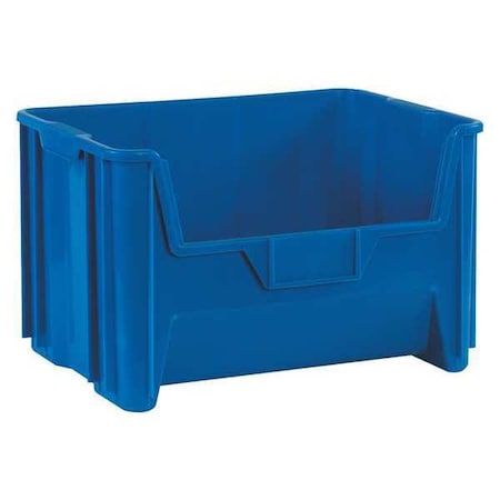 Partners Brand Storage Bin, Blue, 12-7/16 in H, 15-1/4 in W, 19-7/8 in L, 3 PK BING110