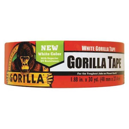 Gorilla Glue Gorilla Duct Tape, 2x30 yd., White ADHGGT230