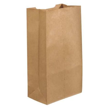 Partners Brand Grocery Bags, 12" x 7" x 21 3/4", Kraft, PK250 BGG120K