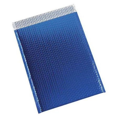 Partners Brand Glamour Bubble Mailers, 13" x 17 1/2", Blue, PK100 GBM1317B