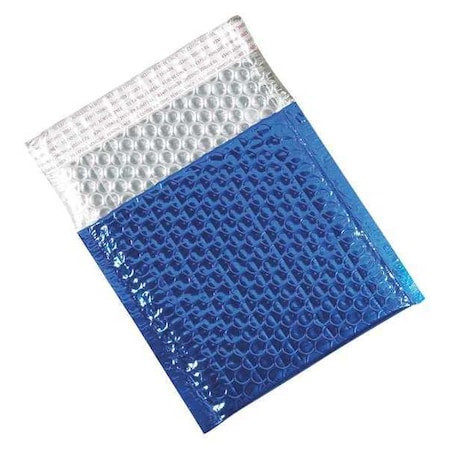 Partners Brand Glamour Bubble Mailers, 7" x 6 3/4", Blue, PK72 GBM0706B