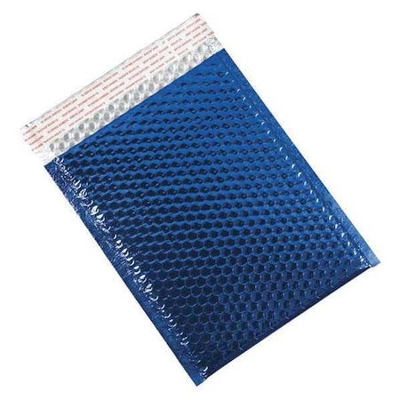 Partners Brand Glamour Bubble Mailers, 9" x 11 1/2", Blue, PK100 GBM0911B