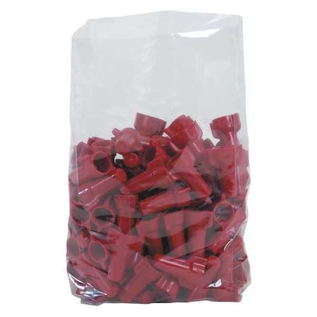 Partners Brand Poly Bags, 5" x 3" x 15", 1 mil, Clear, 1000 PK PB1349