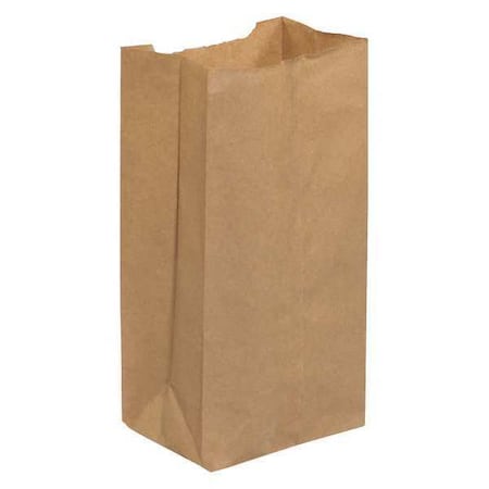 Partners Brand Grocery Bags, 4 3/4" x 2 15/16" x 8 9/16", Kraft, PK500 BGG115K