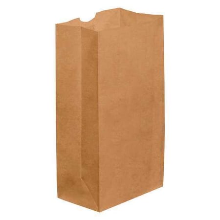 Partners Brand Grocery Bags, 6" x 3 5/8" x 11", Kraft, PK500 BGG104K