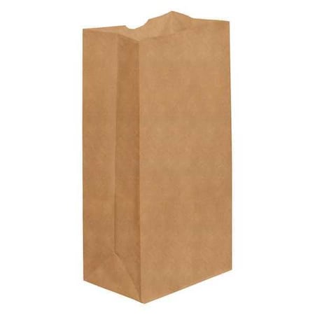 Partners Brand Grocery Bags, 7 1/8" x 4 1/2" x 13 3/4", Kraft, PK500 BGG107K