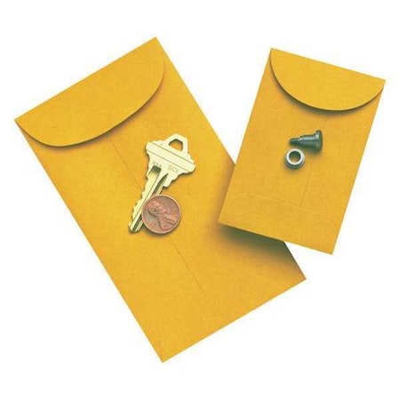 Partners Brand Gummed Envelopes, 3 1/8" x 5 1/2", Kraft, PK5000 EN1030