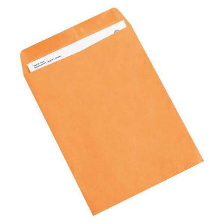 Partners Brand Gummed Envelopes, 9 1/2" x 12 1/2", Kraft, PK500 EN1035