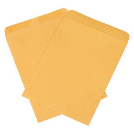 Partners Brand Gummed Envelopes, 9" x 12", Kraft, PK1000 EN1022