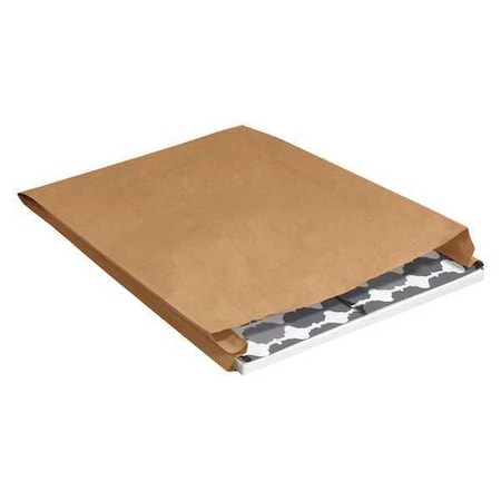 Partners Brand Gusseted Merchandise Bags, 17" x 24" x 4", Kraft, PK500 BGM108K