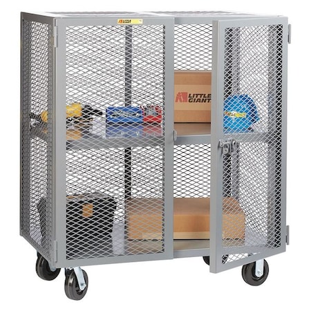 Little Giant Mobile Storage Locker, Adj Shelf, 24x60 SCA-2460-6PH