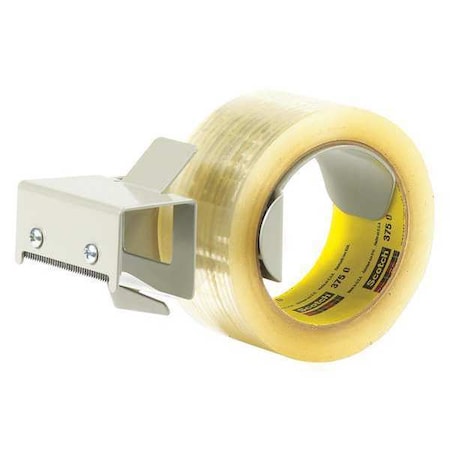 Scotch 3M H-128 Heavy Duty Carton Sealing Tape Dispenser, 2", Gray, 1/Each TD3MH128