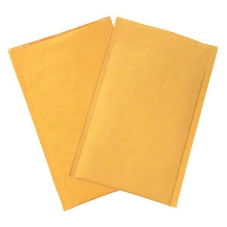Partners Brand Heat-Seal Bubble Mailers, No 0, 6" x 10", Kraft, PK250 B853