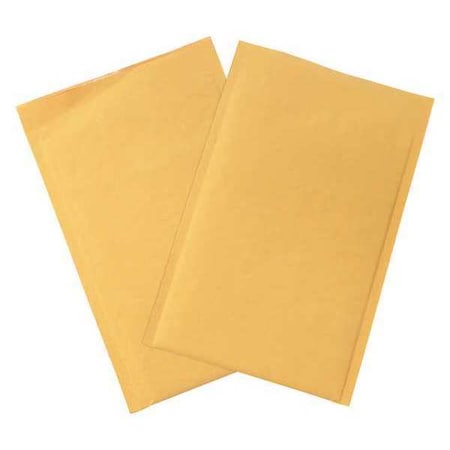 Partners Brand Heat-Seal Bubble Mailers, No 1, 7 1/4" x 12", Kraft, PK100 B854