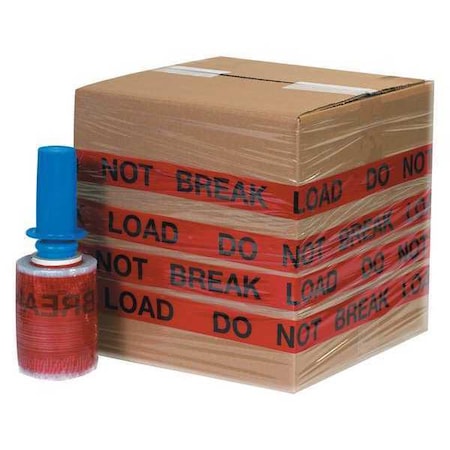 Goodwrappers IdentiWrap, DNBLoad, 500 ft., PK6, 5" W x 500' L, Red/Black GOODID5DNBL