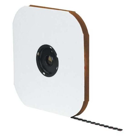 Tape Logic Reclosable Fastener, Disc, Rubber Adhesive, 3/4 in, Black, 1028 PK HLT153