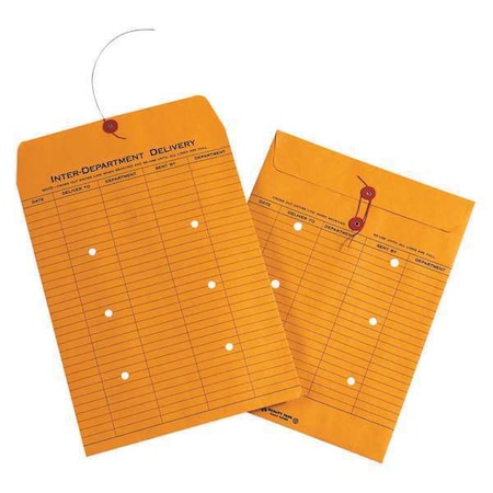Partners Brand Inter-Department Envelopes, 10" x 13", Kraft, PK100 EN1093