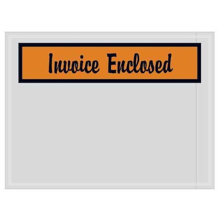 Tape Logic Tape Logic "Invoice Enclosed" Envelopes, 4 1/2" x 6", Orange, PK1000 PL3
