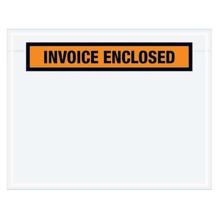 Tape Logic Tape Logic "Invoice Enclosed" Envelopes, 7" x 5 1/2", Orange, PK1000 PL23
