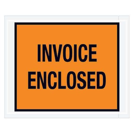 Tape Logic Tape Logic "Invoice Enclosed" Envelopes, 4 1/2" x 5 1/2", Orange, PK1000 PL17