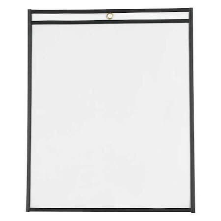 Partners Brand Stitched Job Ticket Holders, 12" x 15", Black, PK25 JTH108