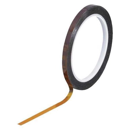 Kapton Kapton Tape, 1/4" x 36 yds., Amber T961291