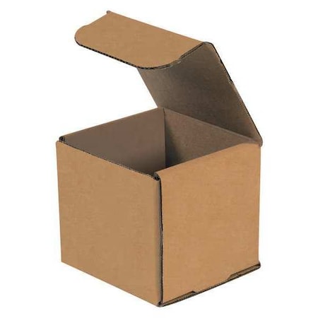 Partners Brand Corrugated Mailers, 5" x 5" x 5", Kraft, 50/Bundle M555K