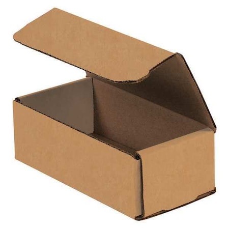 Partners Brand Corrugated Mailers, 6" x 3" x 2", Kraft, 50/Bundle M632K