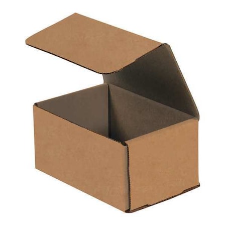 Partners Brand Corrugated Mailers, 6" x 5" x 3", Kraft, 50/Bundle M653K