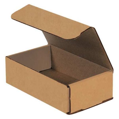 Partners Brand Corrugated Mailers, 7" x 4" x 2", Kraft, 50/Bundle M742K