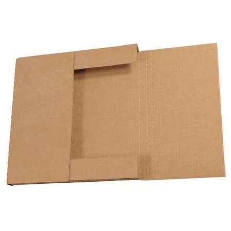 Partners Brand Easy-Fold Mailers, 12 1/2" x 12 1/2" x 1", Kraft, 50/Bundle M12121K