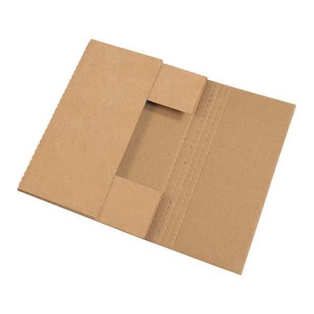 Partners Brand Easy-Fold Mailers, 20" x 16" x 2", Kraft, 50/Bundle M20162BFK