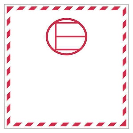 Tape Logic Tape Logic Labels, "Air Excepted Quantities, 4 1/4" x 4 1/4", Red/White/Black, 500/Roll DL1396