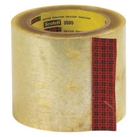 Scotch 3M 3565 Label Protection Tape, 1.9 Mil, 4" x 110 yds., Clear, PK18 T9943565