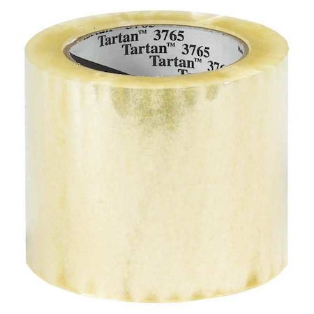 Tartan 3M 3765 Label Protection Tape, 1.5 Mil, 4" x 145 yds., Clear, PK12 T9943765