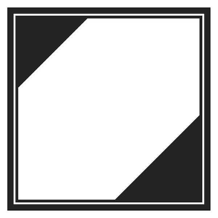 Tape Logic Tape Logic Labels, "Regulated, 4 1/4" x 4 1/4", Black/White, 500/Roll DL1295